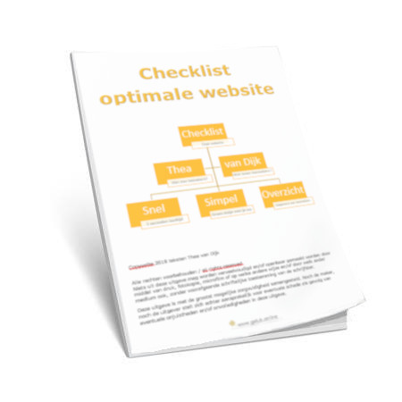 gratis optimale website checklist